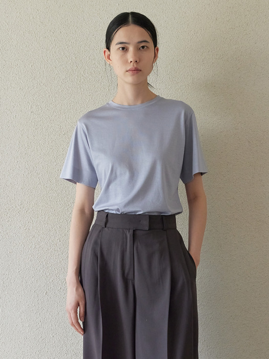 [플램]Shine Half Sleeve T-shirt_Blue [W CONCEPT]