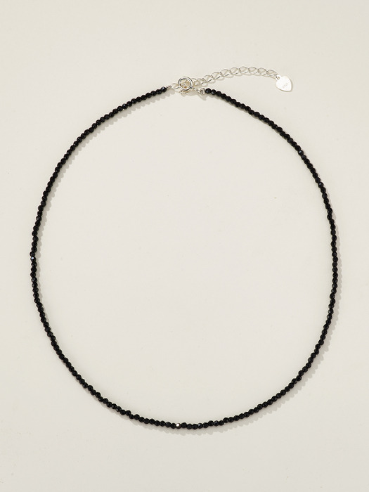 925 Black Spinel Necklace