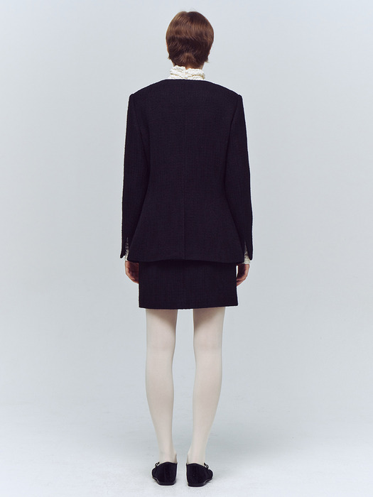 Tweed H-Line Mini Skirt VC2399SK003M