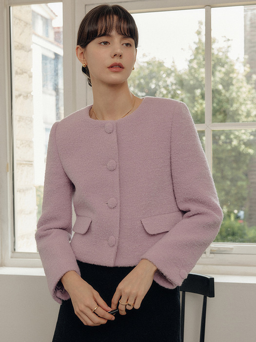 카리나 알파카 트위드 자켓 / KARINA ALPACA TWEED JACKET_3colors