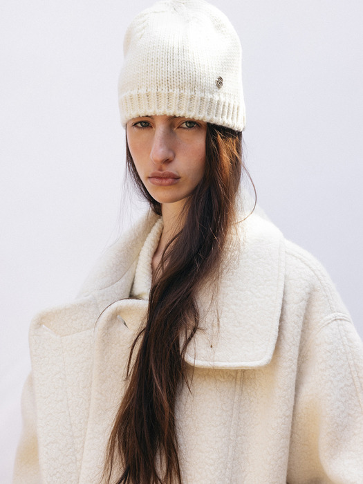 Wool Beanie_Ivory