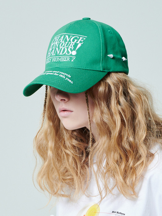 CHANGE IS IN OUR HANDS” CAMPAIGN CAP_Green