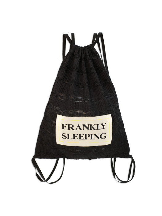 Frankly Sleeping String Bag, Black