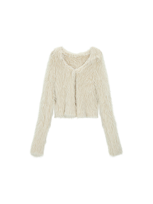 Sailor Collar Cropped Cardigan_cream