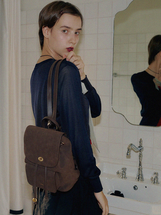 도진 스웨이드 백팩 Suede DOJIN Backpack [3color]