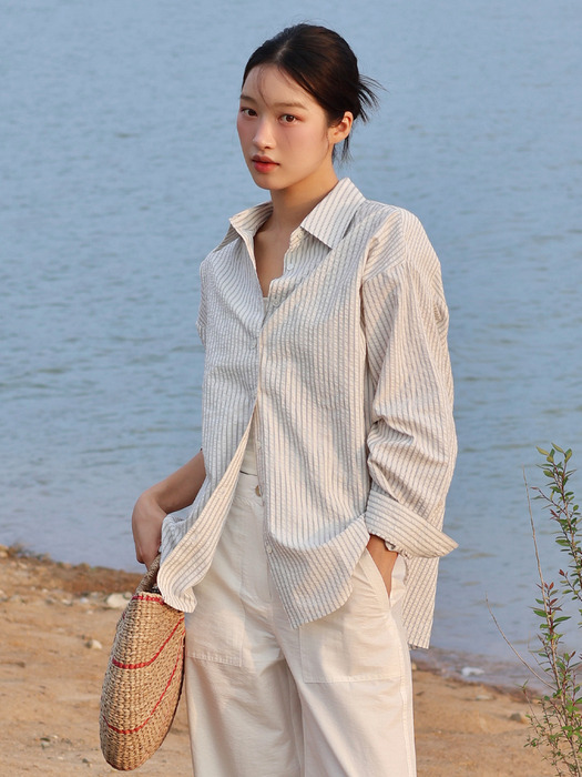 SITP5147 노블 시어서커 ST 셔츠_Ivory