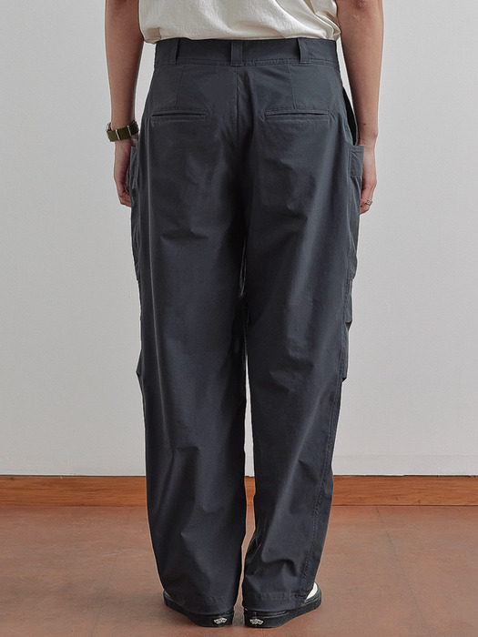 FLOWING STRETCH 6P PANTS CHARCOAL