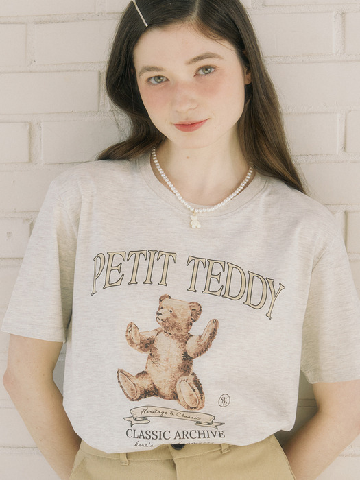 Petit Teddy T-shirt - Oatmeal