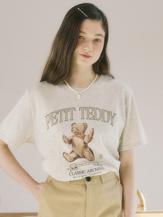 Petit Teddy T-shirt - Oatmeal