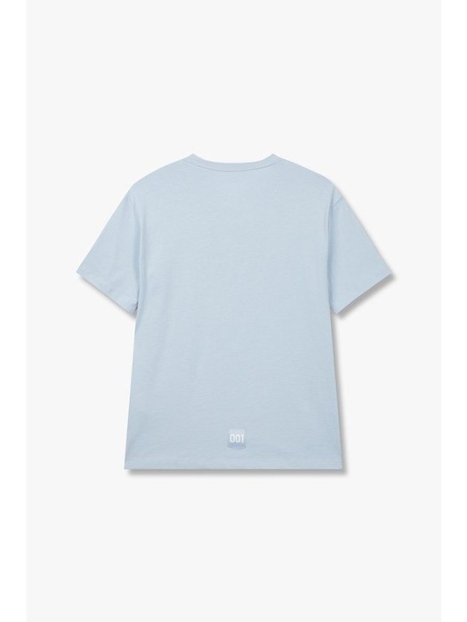 AX 남성 1991 로고 포인트 티셔츠(A414130029)라이트 블루