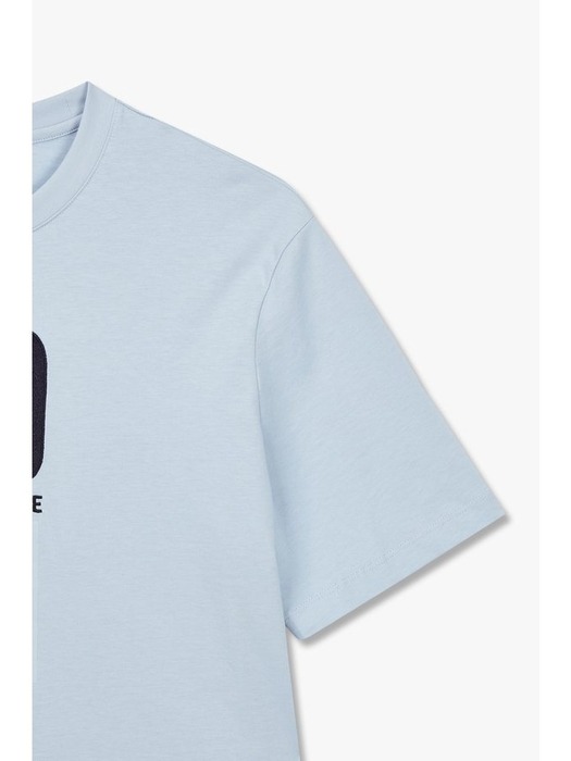 AX 남성 1991 로고 포인트 티셔츠(A414130029)라이트 블루