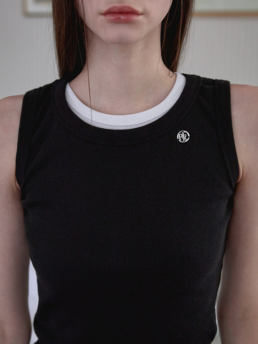 Silver Point Sleeveless [Black]