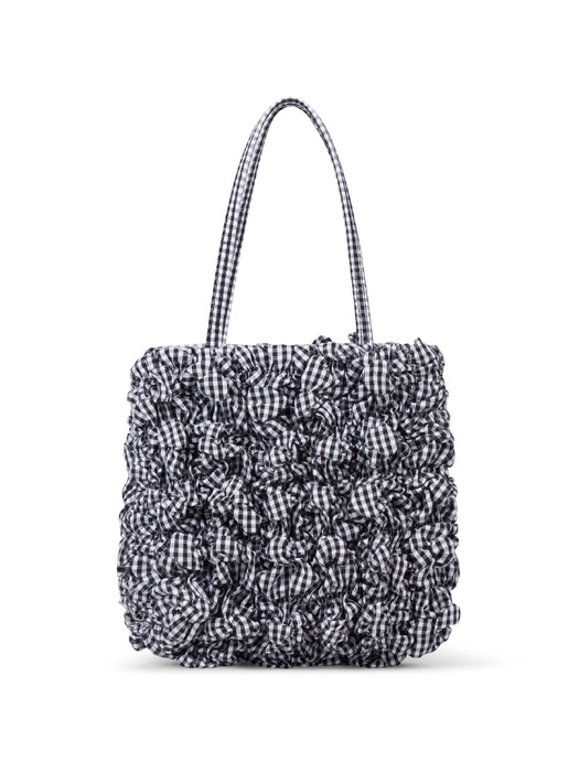 BOBBIE BAG BLACK&IVORY GINGHAM - Image 1