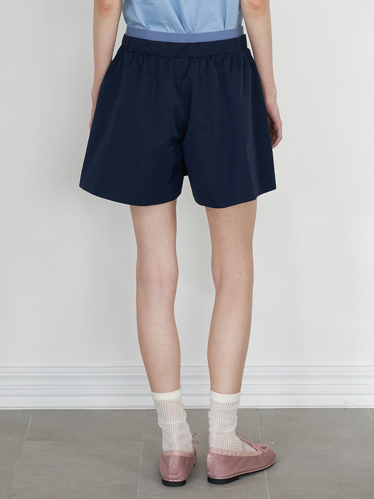 Chuchu Volume Shorts Navy