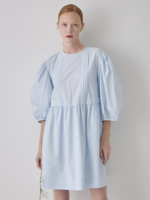 Organic Cotton Dress - Blue