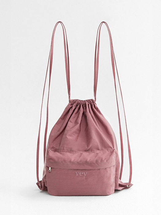 Shine String Backpack (MutedPink)