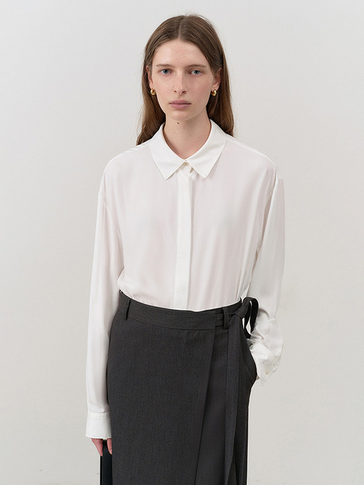 ESSENTIAL SOFT SHIRT OFF WHITE_UDSH4C201OW