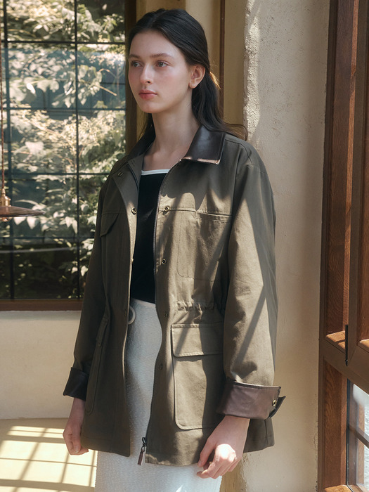 [단독]U Elodie Hunting Jacket_Khaki