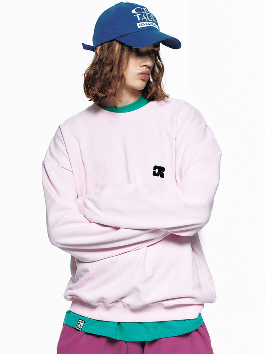 CENTAUR EMBLEM SWEATSHIRT_PINK