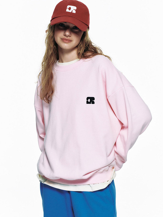 CENTAUR EMBLEM SWEATSHIRT_PINK