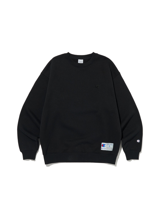 [CHAMPION챔피온][ASIA] Super Fleece 스웨트셔츠 (BLACK) CKTS4F413BK [W CONCEPT]