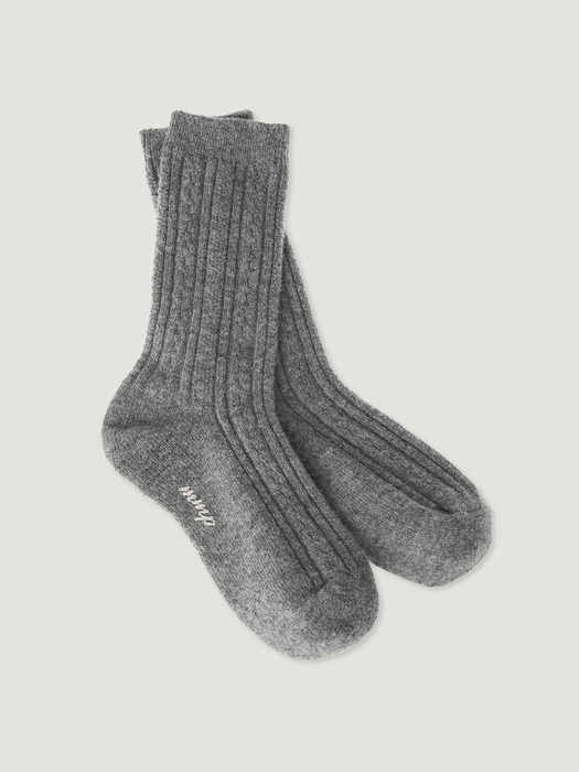 TOBY CABLE SOCKS (3colors)