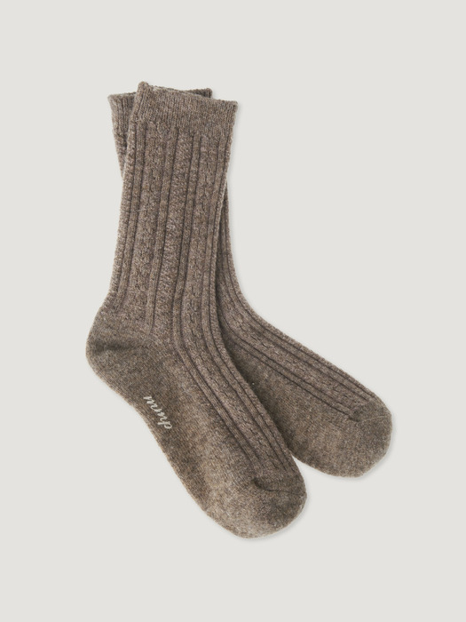 TOBY CABLE SOCKS (3colors)