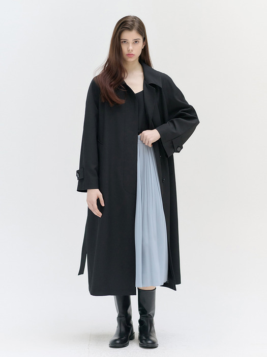 25SN vintage mac trench coat [BK]