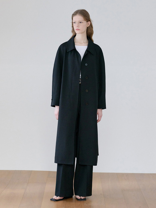25SN vintage mac trench coat [BK]