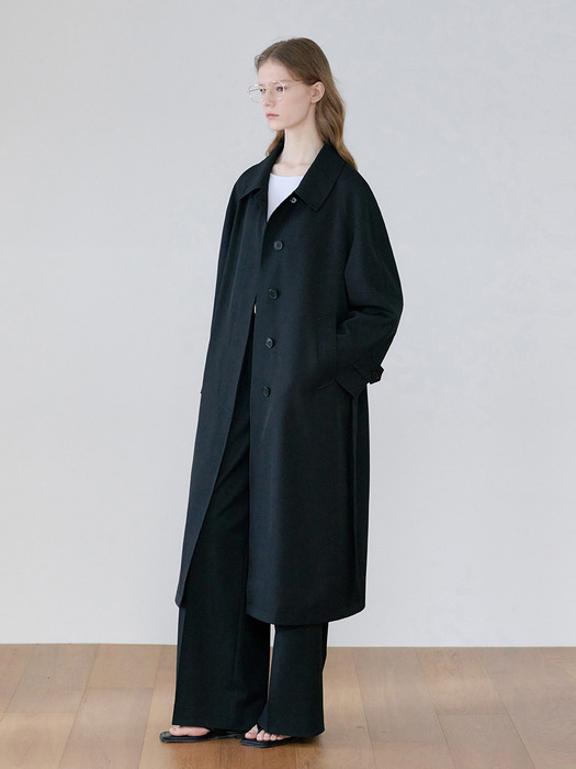 25SN vintage mac trench coat [BK]