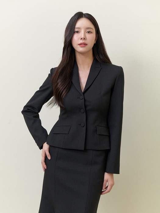 Signature Tailored Jacket / Black(3color)