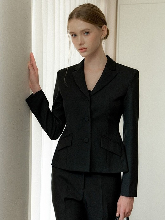 Signature Tailored Jacket / Black(3color)