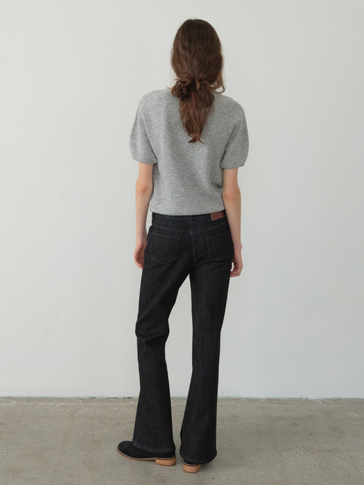 컴포터블 부츠컷 생지 데님 DARK DENIM