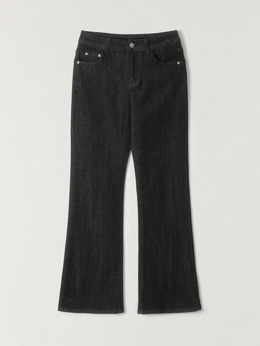 컴포터블 부츠컷 생지 데님 DARK DENIM
