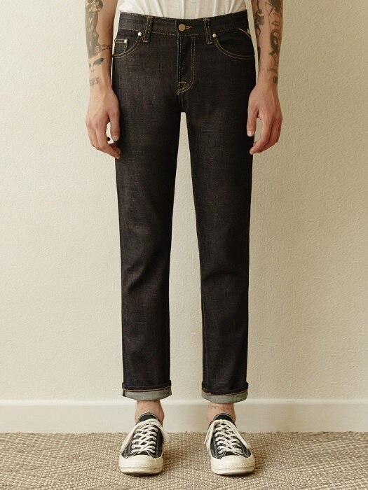 GENTRY NATIONAL FLAG SELVEDGE RAW_ITALY