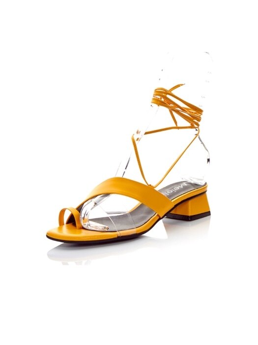 Strap mule sandals- MD1013 Yellow