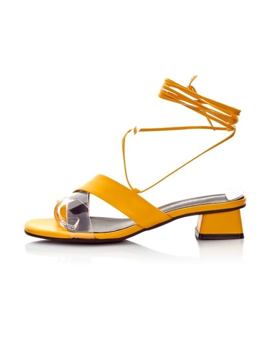 Strap mule sandals- MD1013 Yellow