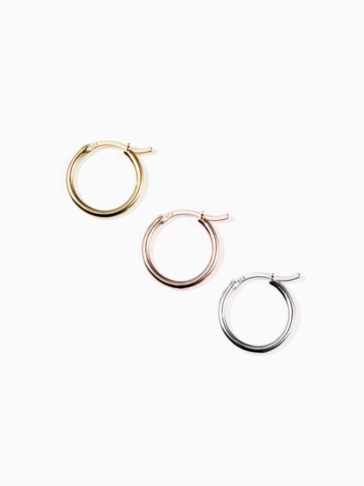 Simple round earring S