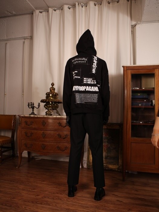 [UNISEX]PROPAGANDA ZIP UP HOODY