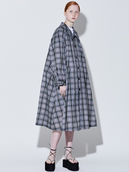 19SS FLARE SINGLE COAT (GRAY CHECK)