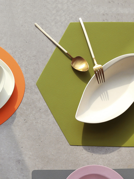 케라미카 실리콘 식탁매트 헥사곤 4color