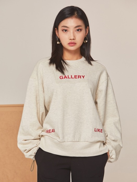 GALLERY SWEAT SHIRT_MTM OATMEAL