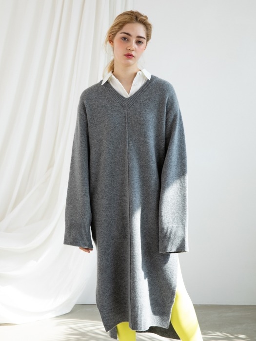 Josephina Knit Dress_gray