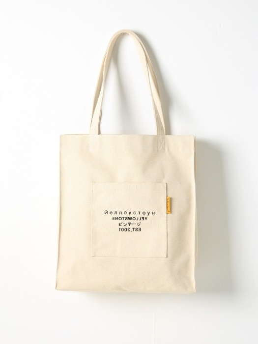 프리미엄 에코백PREMIUM CANVAS BAG -YS2028IR /IVORY