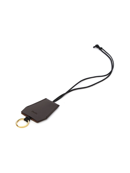 NECKLACE KEY RING / D BROWN