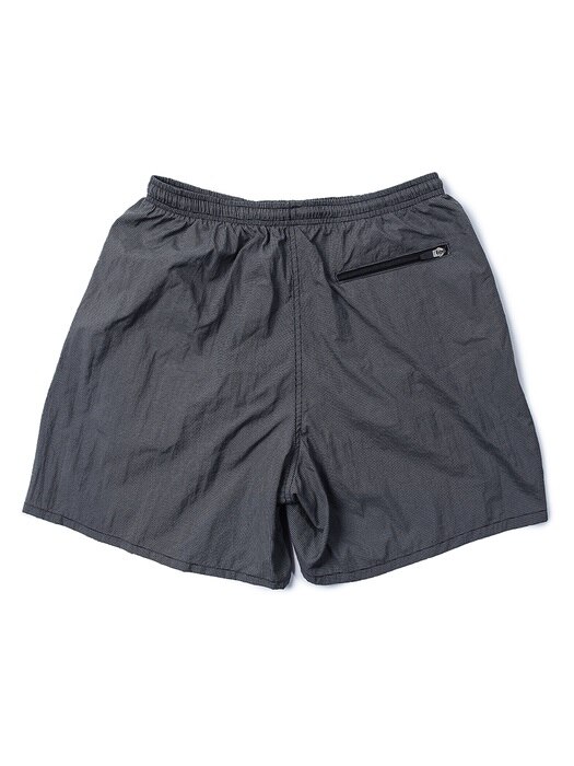 Small Check Mountain Shorts -Navy-