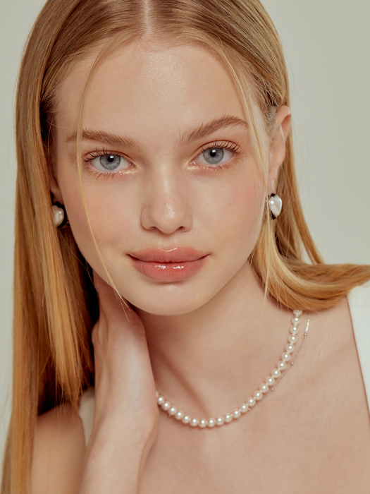 [14k gold filled] CLASSIC PEARL CHOKER NECKLACE_NZ1042
