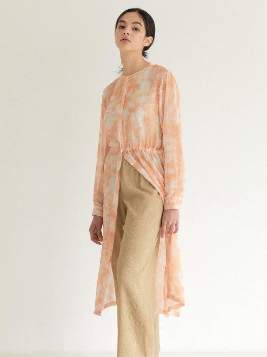 Lobe String Dress_Orange(Print)