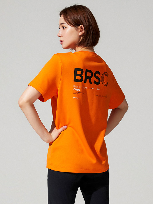 유니섹스 인스파이어드 스윔클럽 티셔츠 오렌지 (BG1USSV02ORG)