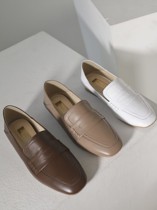 [단독]Stitch penny loafer (7color)